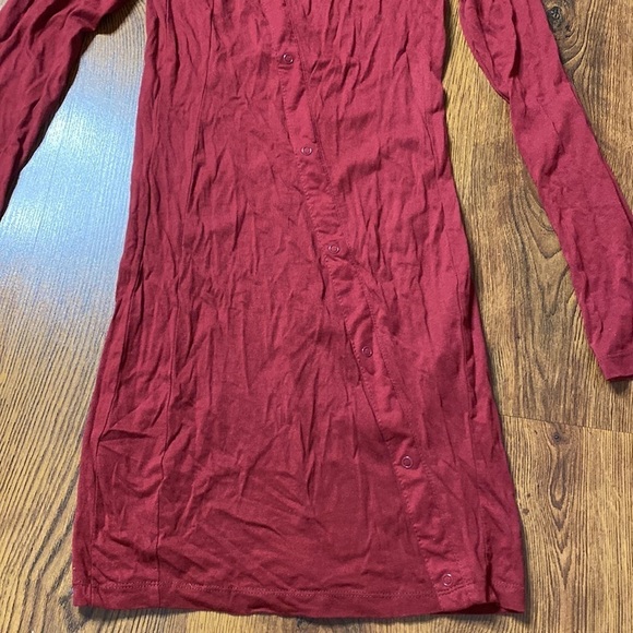 🌷 Bench 🌷 Burgundy  Dress - Picture 3 of 7